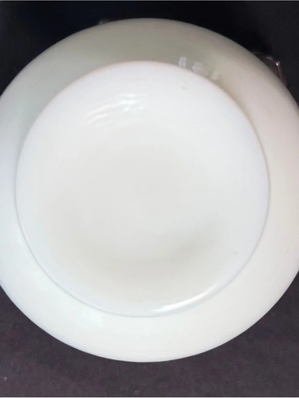 Fenton Rose Crest Milk Glass Bowl Crimped Rim Vase 1940s Decor VTG Pink Grandma